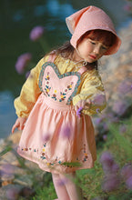 画像をギャラリービューアに読み込む, liberty Kelly one-piece / マルディアンバー 刺繍ワンピース ジャンパースカート キッズドレス