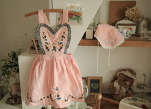 画像をギャラリービューアに読み込む, liberty Kelly one-piece / マルディアンバー 刺繍ワンピース ジャンパースカート キッズドレス