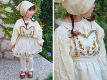 画像をギャラリービューアに読み込む, liberty Kelly one-piece / マルディアンバー 刺繍ワンピース ジャンパースカート キッズドレス