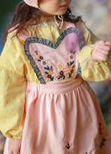 画像をギャラリービューアに読み込む, liberty Kelly one-piece / マルディアンバー 刺繍ワンピース ジャンパースカート キッズドレス
