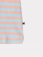 画像をギャラリービューアに読み込む, Cotton Candy High Neck T-shirt - Stripe / プレイグラウンド リブハイネックカットソー ボーダー