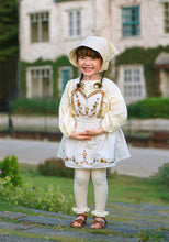 画像をギャラリービューアに読み込む, liberty Kelly one-piece / マルディアンバー 刺繍ワンピース ジャンパースカート キッズドレス