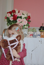 画像をギャラリービューアに読み込む, 2 PACK AMARENA HAIR CLIP / コンゲススロイド ヘアピン キッズ チェリーリボン KS104166