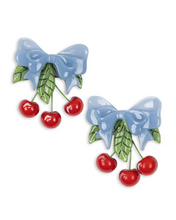 画像をギャラリービューアに読み込む, 2 PACK AMARENA HAIR CLIP / コンゲススロイド ヘアピン キッズ チェリーリボン KS104166