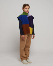 画像をギャラリービューアに読み込む, Multicolor intarsia cotton vest 23AW / ボボショーズ キッズ コットンニットベスト マルチカラー