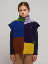 画像をギャラリービューアに読み込む, Multicolor intarsia cotton vest 23AW / ボボショーズ キッズ コットンニットベスト マルチカラー
