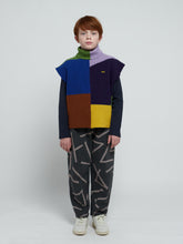 画像をギャラリービューアに読み込む, Multicolor intarsia cotton vest 23AW / ボボショーズ キッズ コットンニットベスト マルチカラー