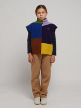 画像をギャラリービューアに読み込む, Multicolor intarsia cotton vest 23AW / ボボショーズ キッズ コットンニットベスト マルチカラー