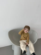 画像をギャラリービューアに読み込む, Cotton Candy High Neck T-shirt - Stripe / プレイグラウンド リブハイネックカットソー ボーダー