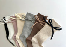 画像をギャラリービューアに読み込む, Ribbon socks / リボン ハイソックス ベビー靴下 キッズ靴下 子供用