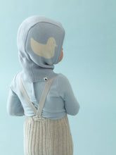 画像をギャラリービューアに読み込む, Cloudy Duck Balaclava/ プレイグラウンド ダック バラクラバ ニット帽 キッズ ベビー ブルー あひる柄