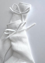 画像をギャラリービューアに読み込む, Ribbon socks / リボン ハイソックス ベビー靴下 キッズ靴下 子供用