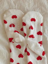 画像をギャラリービューアに読み込む, Bonbon Heart Tights / プレイグラウンド ボンボンハートタイツ サスペンダータイツ ベビー キッズ