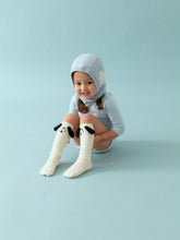 画像をギャラリービューアに読み込む, Cloudy Duck Balaclava/ プレイグラウンド ダック バラクラバ ニット帽 キッズ ベビー ブルー あひる柄