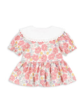 画像をギャラリービューアに読み込む, COEUR COLLAR SHIRT GOTS / コンゲススロイド 半袖ブラウス キッズ 花柄 KS102850