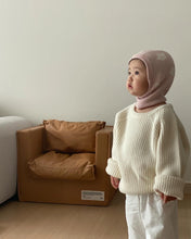 画像をギャラリービューアに読み込む, Daisy Balaclava / プレイグラウンド デイジー バラクラバ ニット帽 キッズ ベビー ピンク 花柄