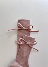 画像をギャラリービューアに読み込む, Ribbon socks / リボン ハイソックス ベビー靴下 キッズ靴下 子供用