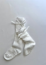 画像をギャラリービューアに読み込む, Ribbon socks / リボン ハイソックス ベビー靴下 キッズ靴下 子供用