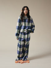 画像をギャラリービューアに読み込む, Plaid Check jacquard pants 23AW / ボボショーズ キッズ ジャガードパンツ ズボン