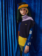 画像をギャラリービューアに読み込む, Multicolor intarsia cotton vest 23AW / ボボショーズ キッズ コットンニットベスト マルチカラー