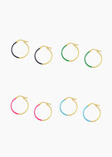 画像をギャラリービューアに読み込む, for MOM Bicolor hoop pierce M / バイカラーフープピアス Mサイズ シルバー925 ゴールドコーティング