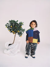 画像をギャラリービューアに読み込む, Multicolor intarsia cotton vest 23AW / ボボショーズ キッズ コットンニットベスト マルチカラー