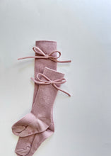 画像をギャラリービューアに読み込む, Ribbon socks / リボン ハイソックス ベビー靴下 キッズ靴下 子供用