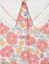 画像をギャラリービューアに読み込む, COEUR COLLAR SHIRT GOTS / コンゲススロイド 半袖ブラウス キッズ 花柄 KS102850