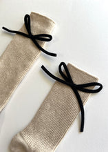 画像をギャラリービューアに読み込む, Ribbon socks / リボン ハイソックス ベビー靴下 キッズ靴下 子供用