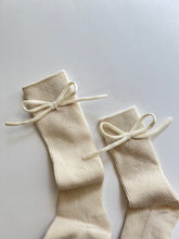 画像をギャラリービューアに読み込む, Ribbon socks / リボン ハイソックス ベビー靴下 キッズ靴下 子供用