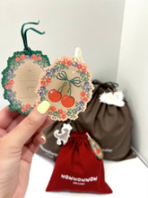 画像をギャラリービューアに読み込む, Gift bag - nonnonnon - / リネンギフトバック メッセージタグ付き プレゼントラッピング