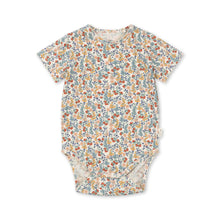 画像をギャラリービューアに読み込む, BASIC SS BODY GOTS / コンゲススロイド 半袖 ベビー ロンパース かぶり 花柄 パンダ柄