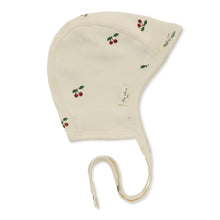 画像をギャラリービューアに読み込む, BABY HELMET / コンゲススロイド 新生児ボンネット 帽子 オーガニックコットン100% レモン柄 チェリー柄