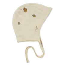 画像をギャラリービューアに読み込む, BABY HELMET / コンゲススロイド 新生児ボンネット 帽子 オーガニックコットン100% レモン柄 チェリー柄