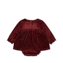 画像をギャラリービューアに読み込む, ROMPER DRESS / コンゲススロイド ベビードレス ロンパース レッドベルベット