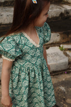 画像をギャラリービューアに読み込む, COEUR LACE DRESS / コンゲススロイド ドレス ワンピース キッズ レース柄 グリーン KS102650