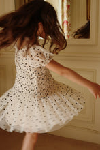 画像をギャラリービューアに読み込む, CHARLENE DRESS / コンゲススロイド チュールドレス ワンピース キッズ ドット モノトーン KS102726