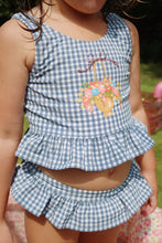 画像をギャラリービューアに読み込む, SOLINE BIKINI / コンゲススロイド スイムウエア ビキニ水着 ベビーキッズ インディゴ ギンガムチェック KS103333