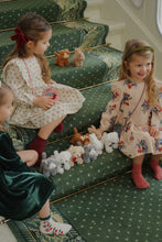 画像をギャラリービューアに読み込む, AVI LS BOW DRESS GOTS / コンゲススロイド ドレス ワンピース キッズ  チェリーブルーベリー KS104203