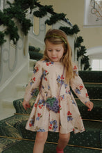 画像をギャラリービューアに読み込む, AVI LS BOW DRESS GOTS / コンゲススロイド ドレス ワンピース キッズ  チェリーブルーベリー KS104203