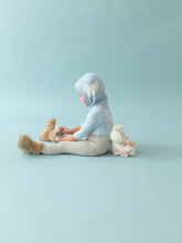 画像をギャラリービューアに読み込む, Cloudy Duck Balaclava/ プレイグラウンド ダック バラクラバ ニット帽 キッズ ベビー ブルー あひる柄