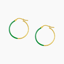 画像をギャラリービューアに読み込む, for MOM Bicolor hoop pierce M / バイカラーフープピアス Mサイズ シルバー925 ゴールドコーティング