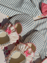 画像をギャラリービューアに読み込む, GINA FRILL SWIM SHOES / コンゲススロイド スイムシューズ 水着 靴 ベビーキッズ ブルーストライプ KS103287