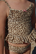 画像をギャラリービューアに読み込む, MIAV FRILL BIKINII / コンゲススロイド フリル ビキニ 水着 キッズ レオパード 豹柄 KS102225