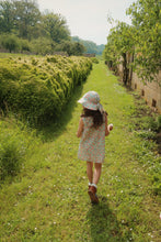 画像をギャラリービューアに読み込む, ELIN BOW SUN HAT GOTS / コンゲススロイド サンハット キッズ 帽子 花柄 KS102732