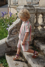 画像をギャラリービューアに読み込む, VENICE SHORTS / コンゲススロイド リネン ショートパンツ ズボン 短パン キッズ マルチストライプ KS102449