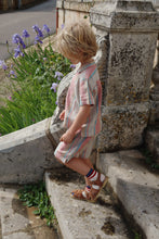 画像をギャラリービューアに読み込む, VENICE SHORTS / コンゲススロイド リネン ショートパンツ ズボン 短パン キッズ マルチストライプ KS102449