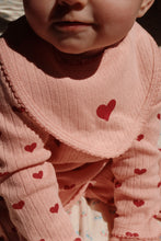 画像をギャラリービューアに読み込む, MINNIE 2 PACK BIB / コンゲススロイド 2枚組スタイ よだれかけ ビブ コットン100% ベビー ハートピンク 薔薇 KS102589