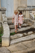 画像をギャラリービューアに読み込む, VENICE SS SHIRT / コンゲススロイド リネン シャツ キッズ マルチストライプ KS102448