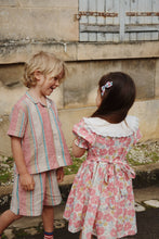 画像をギャラリービューアに読み込む, VENICE SS SHIRT / コンゲススロイド リネン シャツ キッズ マルチストライプ KS102448